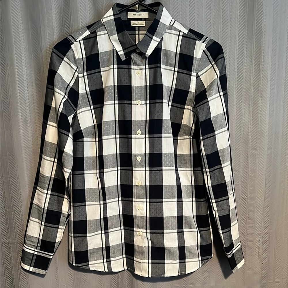 Van Heusen Plaid Top